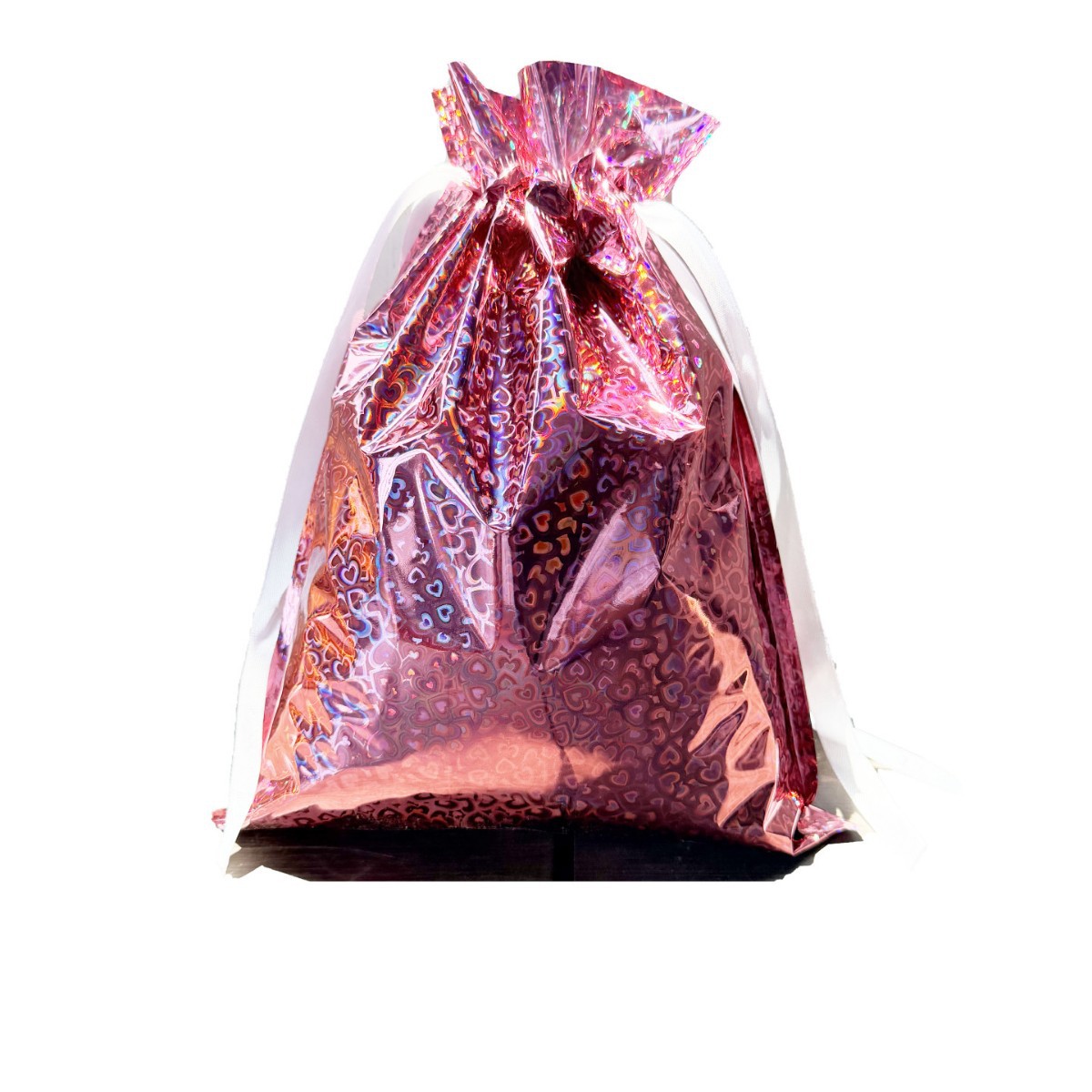 Christmas Drawstring Pouch Gift Bag—Gift Bag for Under the Christmas Tree, Candy and Apple Storage Bag, Party Favor Bag