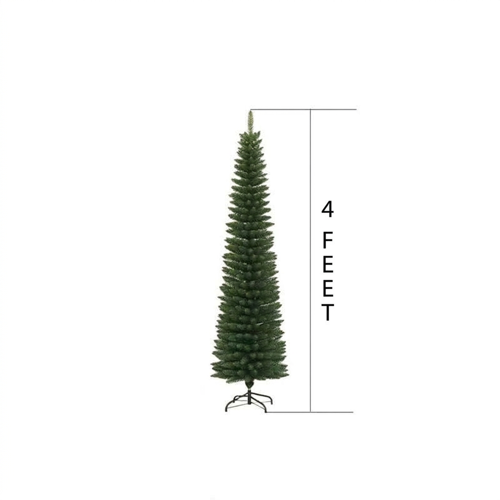 Pure PVC Christmas Tree with Flocked Snow Effect, Dense Green Branches—High-End Indoor Artificial Snowflake Tree for DIY Holiday Decorations