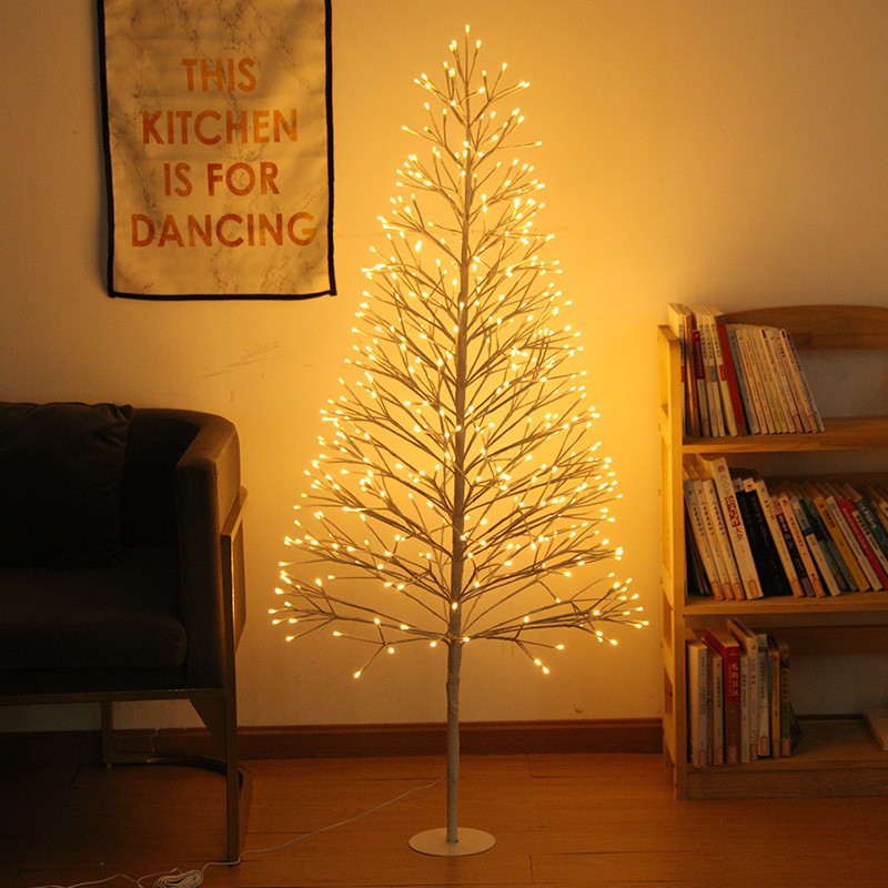 LED Artificial Christmas Tree Lights | Warm-Toned Decorative Lights for Indoor Bedrooms | Desktop Ornaments, Night Lights, and Christmas String Lights