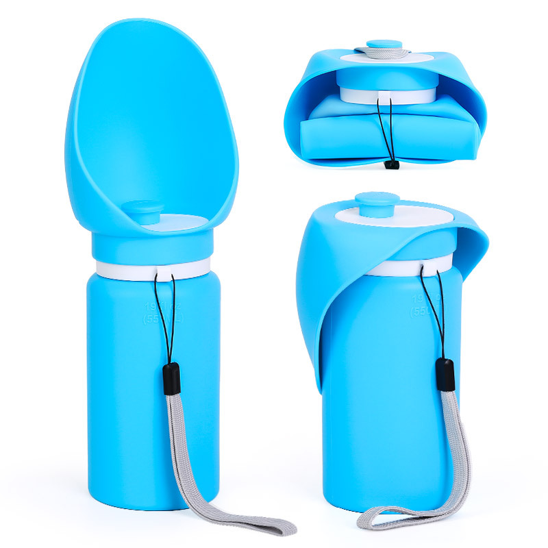 Pet Water Cup, Outdoor Water Dispenser, Dog Water Bottle for Outings, Silicone Foldable Portable Dog Water Bottle