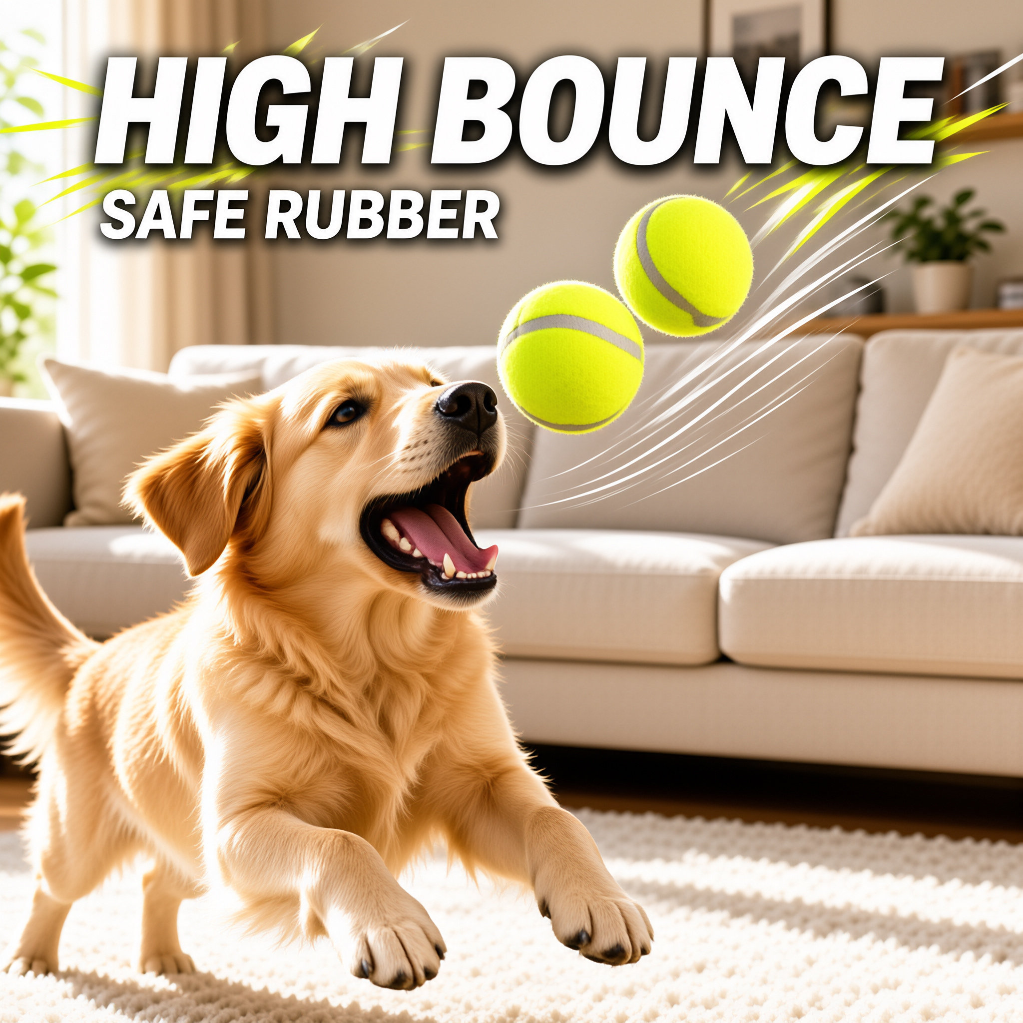 Pet Toy Tennis Ball—Slightly Bouncy, Grade 2—Dog Tossing and Interaction Ball, Dog Training Supplies—In Stock, Wholesale
