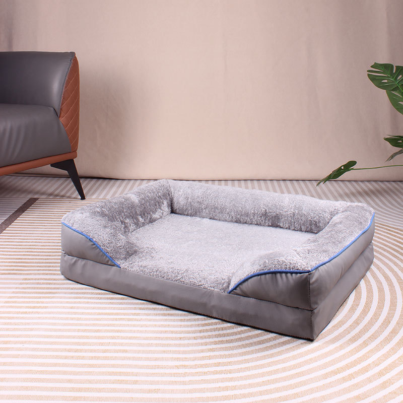 Dog Sofa: All-Season Square Pet Bed—Breathable Pet Bed for Spring, Fall, and Winter Warmth