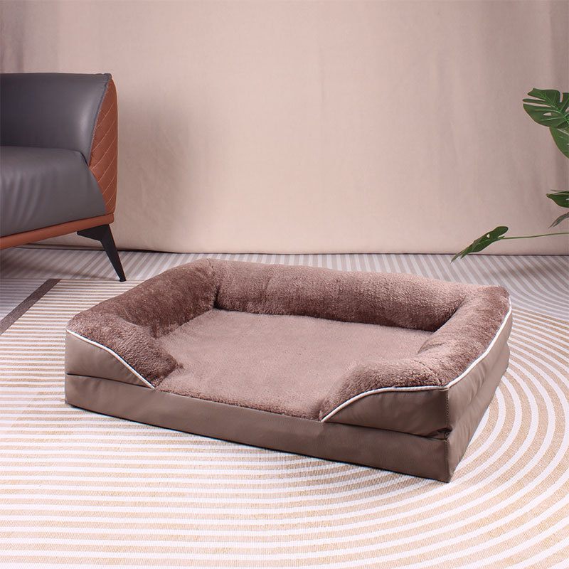 Dog Sofa: All-Season Square Pet Bed—Breathable Pet Bed for Spring, Fall, and Winter Warmth