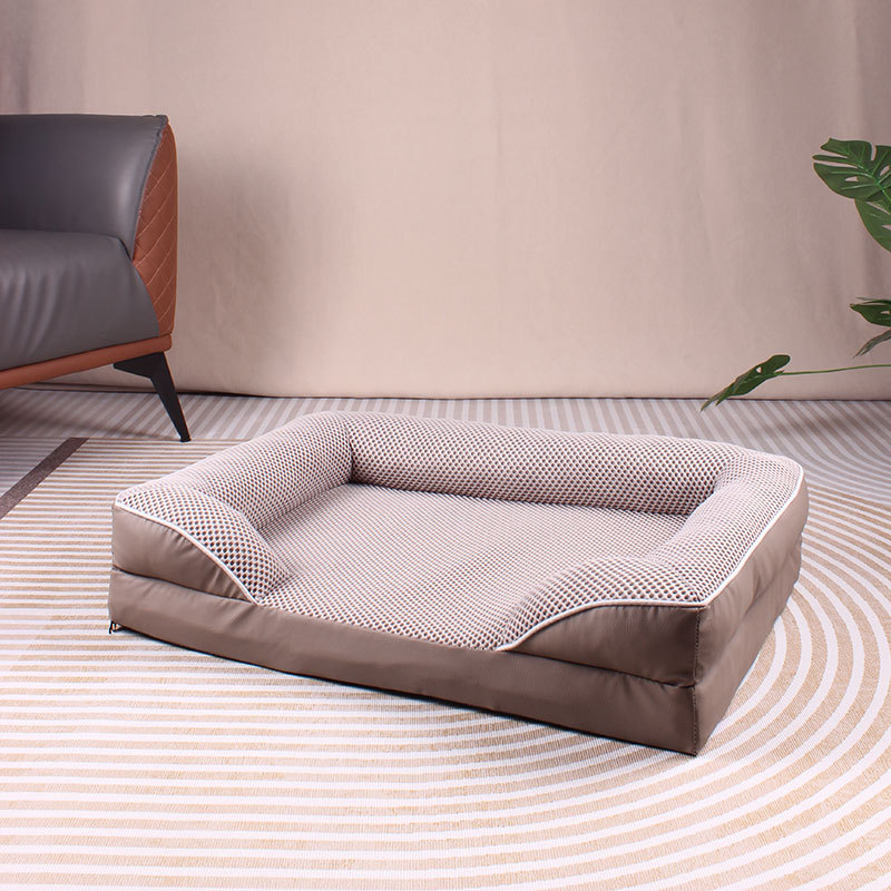 Dog Sofa: All-Season Square Pet Bed—Breathable Pet Bed for Spring, Fall, and Winter Warmth