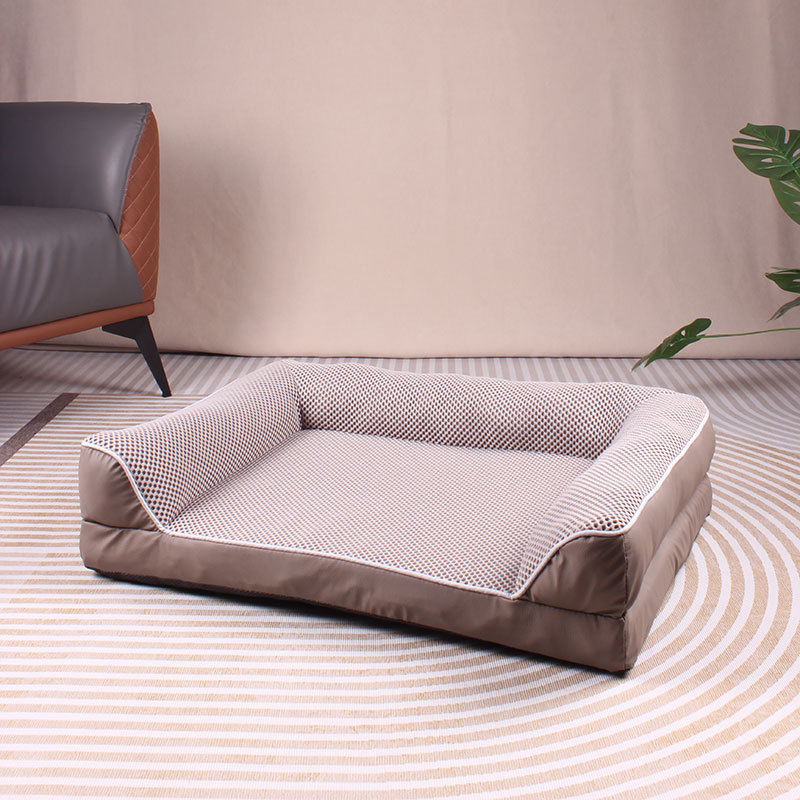 Dog Sofa: All-Season Square Pet Bed—Breathable Pet Bed for Spring, Fall, and Winter Warmth