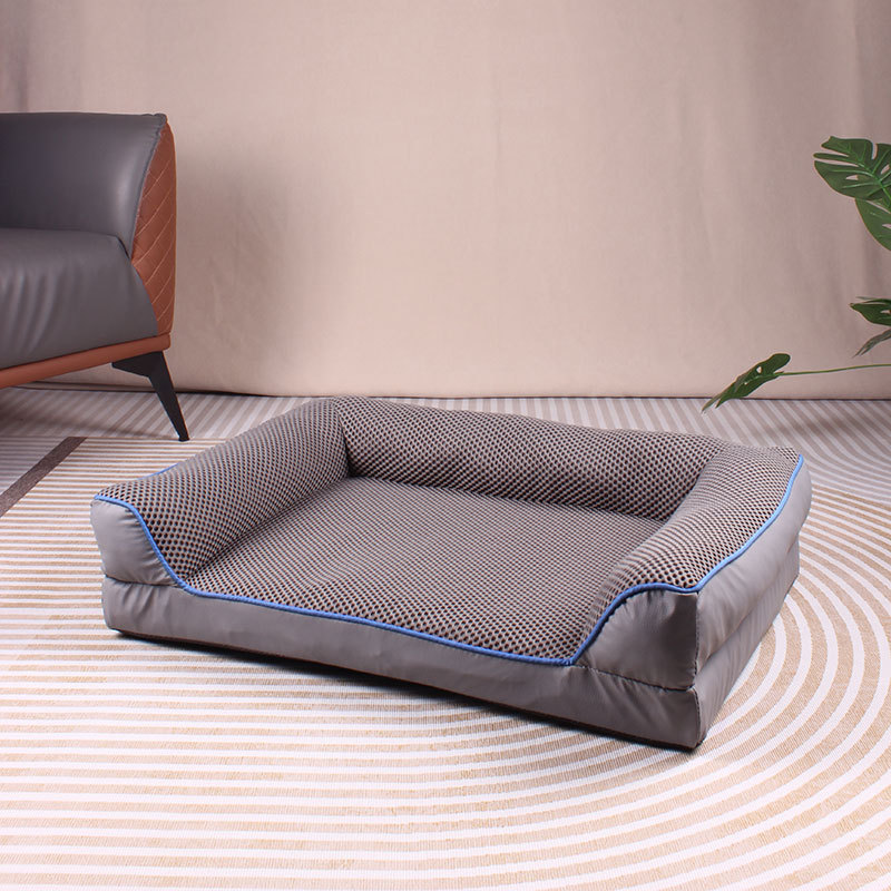 Dog Sofa: All-Season Square Pet Bed—Breathable Pet Bed for Spring, Fall, and Winter Warmth