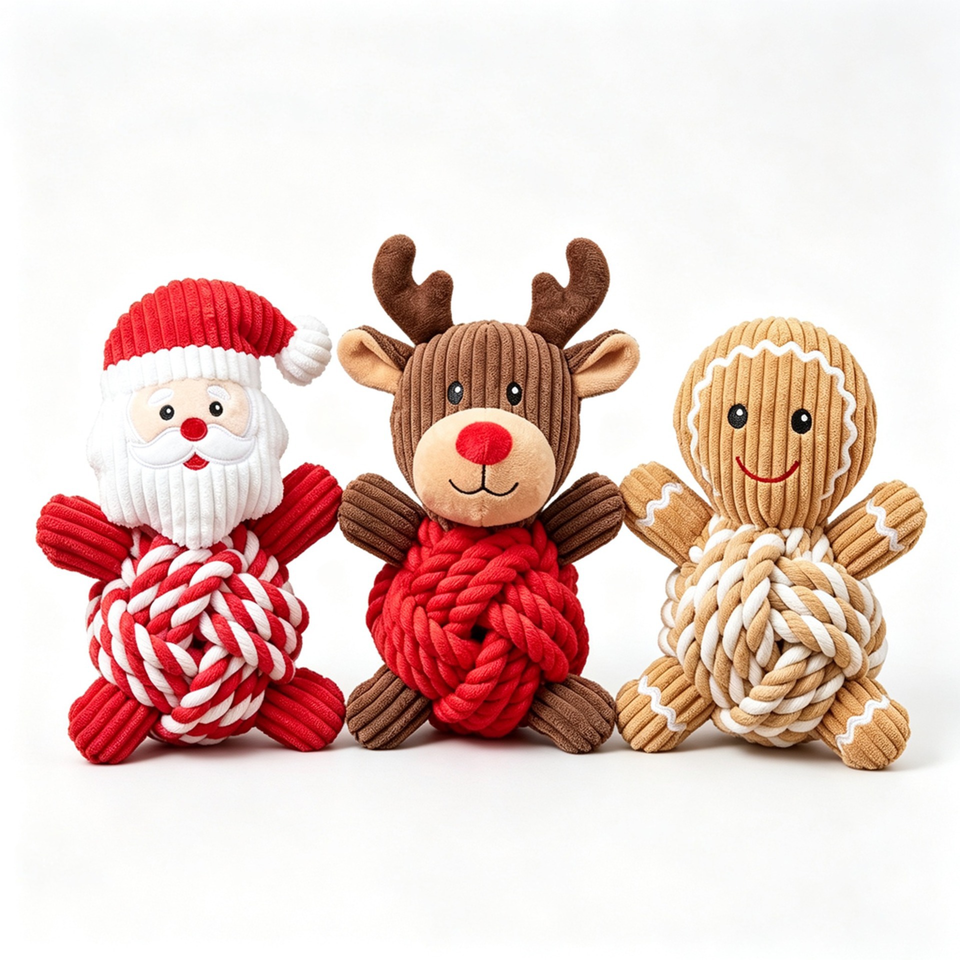 New Christmas Dog Toys: Indestructible Pet Toys for Self-Entertainment and Chewing; Wholesale of Chew Toys That Make Sounds