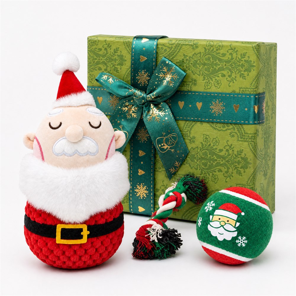 New Christmas Dog Toys: Indestructible Pet Toys for Self-Entertainment and Chewing; Wholesale of Chew Toys That Make Sounds