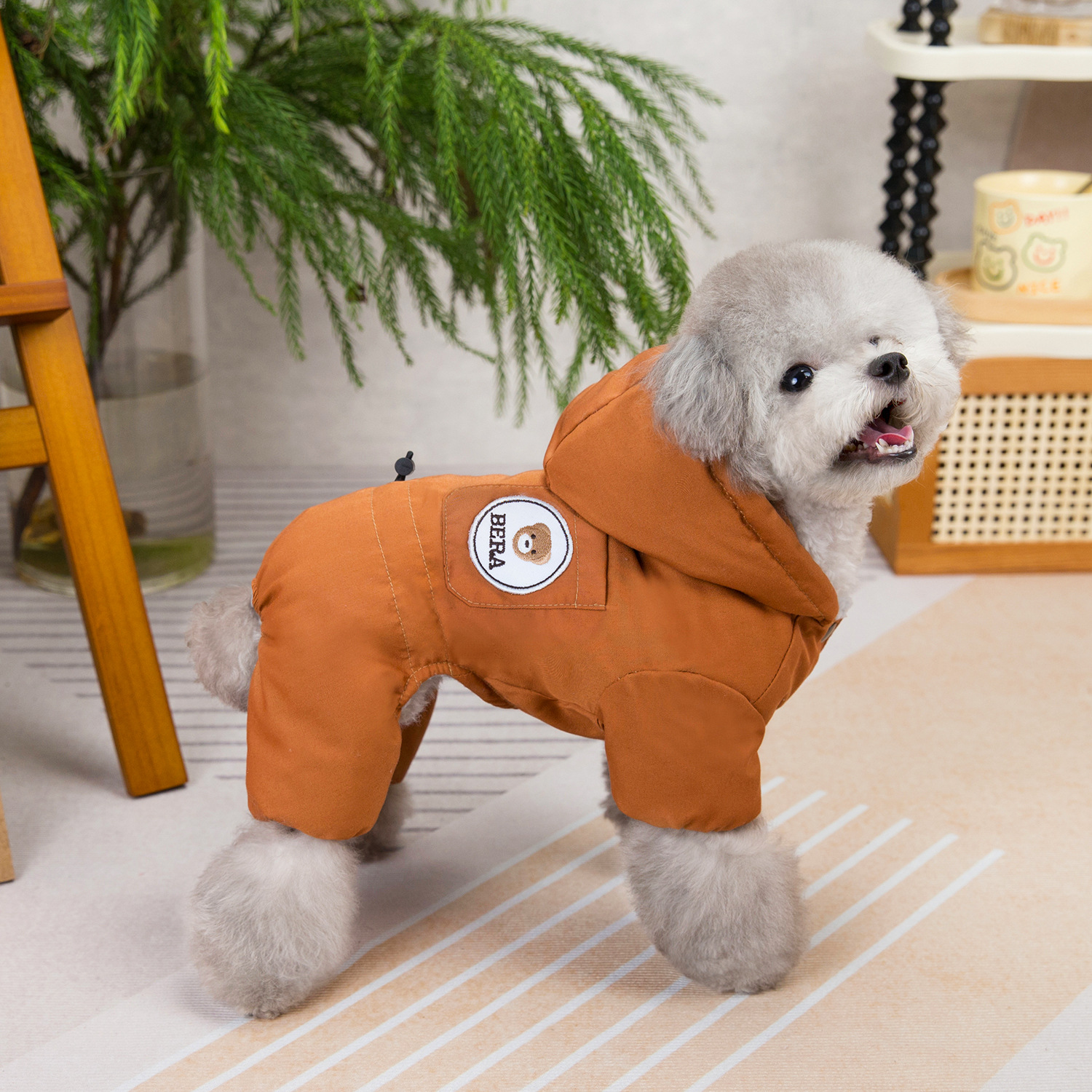 Pet Academy Down Jackets for Teddy, Bichon Frise, Schnauzer, French Bulldog, Dogs, and Cats—Warm Autumn and Winter Clothing for Your Four-Legged Friends